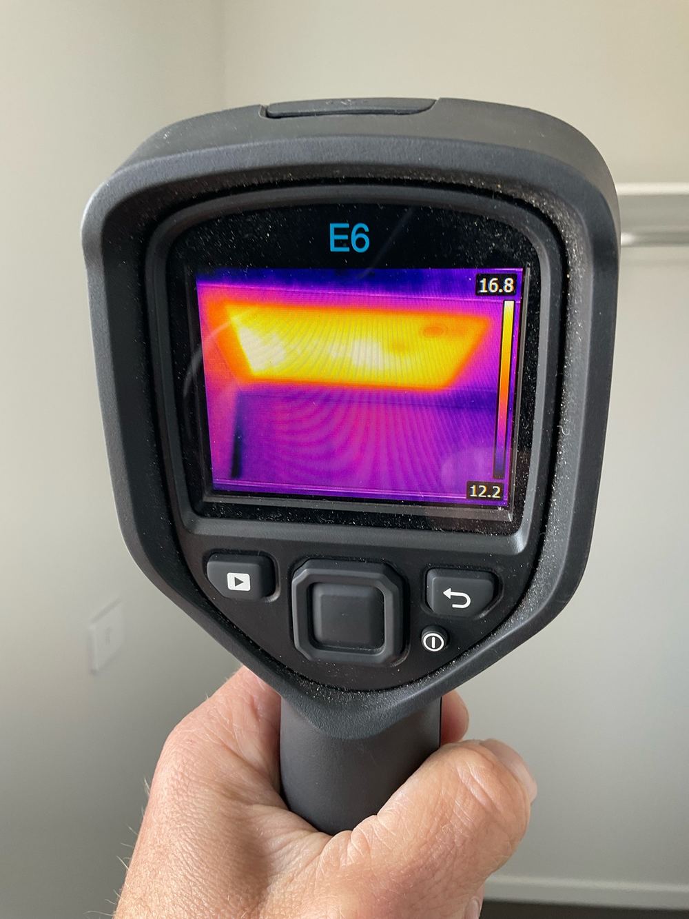 Ceiling insulation loose or missing, cutting the home's energy performance, found during a pre-handover inspection in Truganina